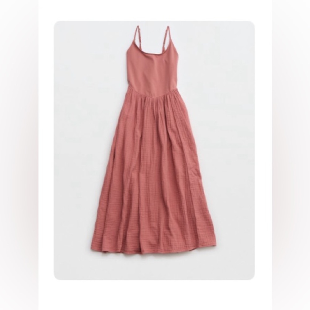 Aerie “At the Barre” Midi Dress